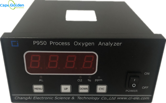 P950 प्रक्रिया शुद्धता ऑक्सीजन गैस विश्लेषक ऑक्सीजन शुद्धता परीक्षक 80% RH