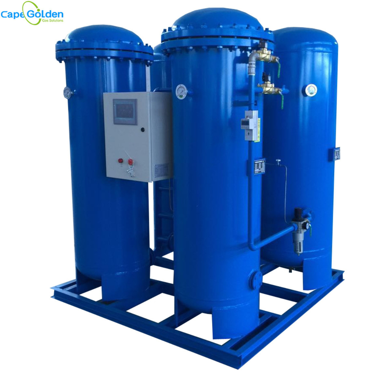 अपशिष्ट जल निपटान के लिए स्किड माउंटेड O2 ऑक्सीजन जेनरेटर ऑक्सीजन उत्पादन मशीन