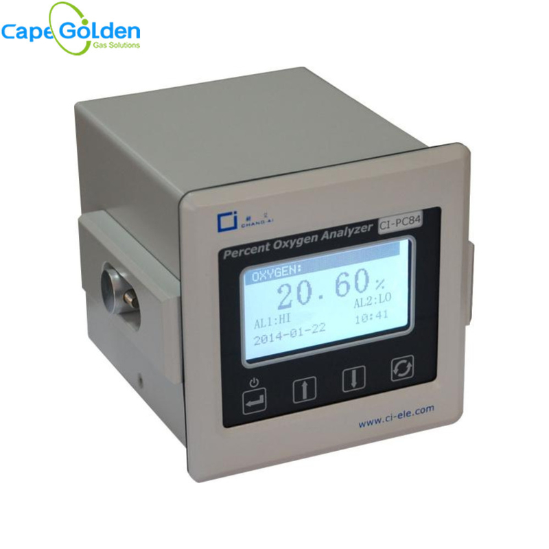 CI-PC84 प्रक्रिया ऑक्सीजन शुद्धता विश्लेषक 300ml/मिनट O2 शुद्धता मीटर