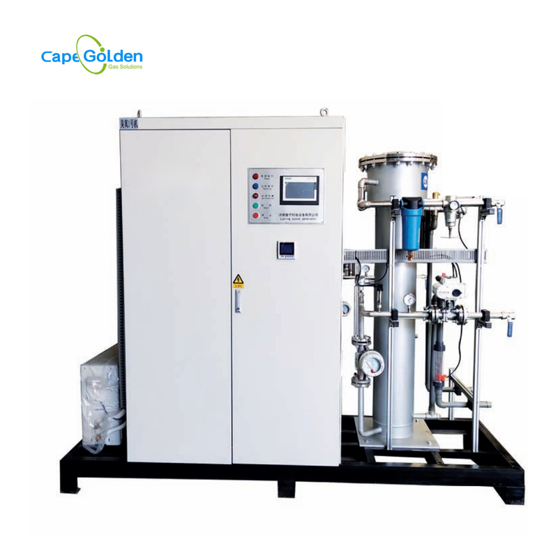 जल उपचार के लिए बड़ी मशीन औद्योगिक ओजोन जेनरेटर 200g / H