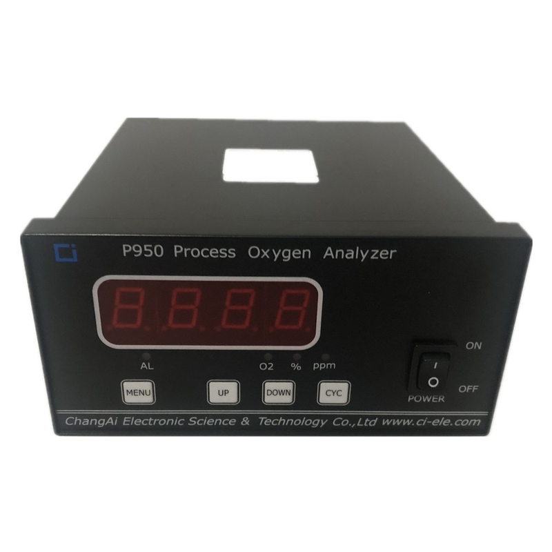 RS232 P950 प्रक्रिया ऑक्सीजन शुद्धता विश्लेषक इलेक्ट्रोकेमिकल सेंसर O2 शुद्धता विश्लेषक: